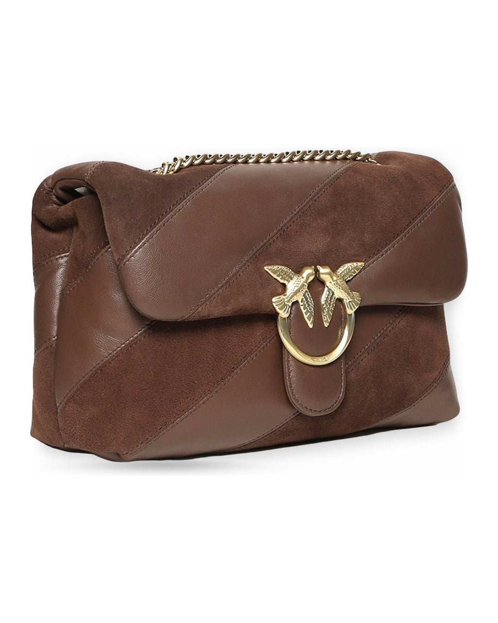Borse a spalla Donna Pinko - Love Puff Classic Cl Nappa + S - Marrone
