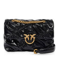 Borse a spalla Donna Pinko - Love Puff Crinckle Mini New Sh - Nero