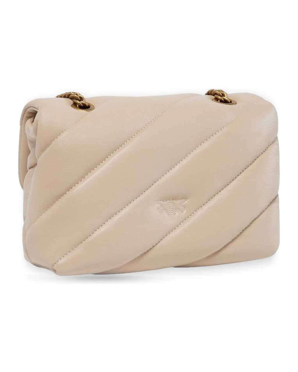 Borse a spalla Donna Pinko - Love Puff Mini Cl Sheep Nappa - Beige