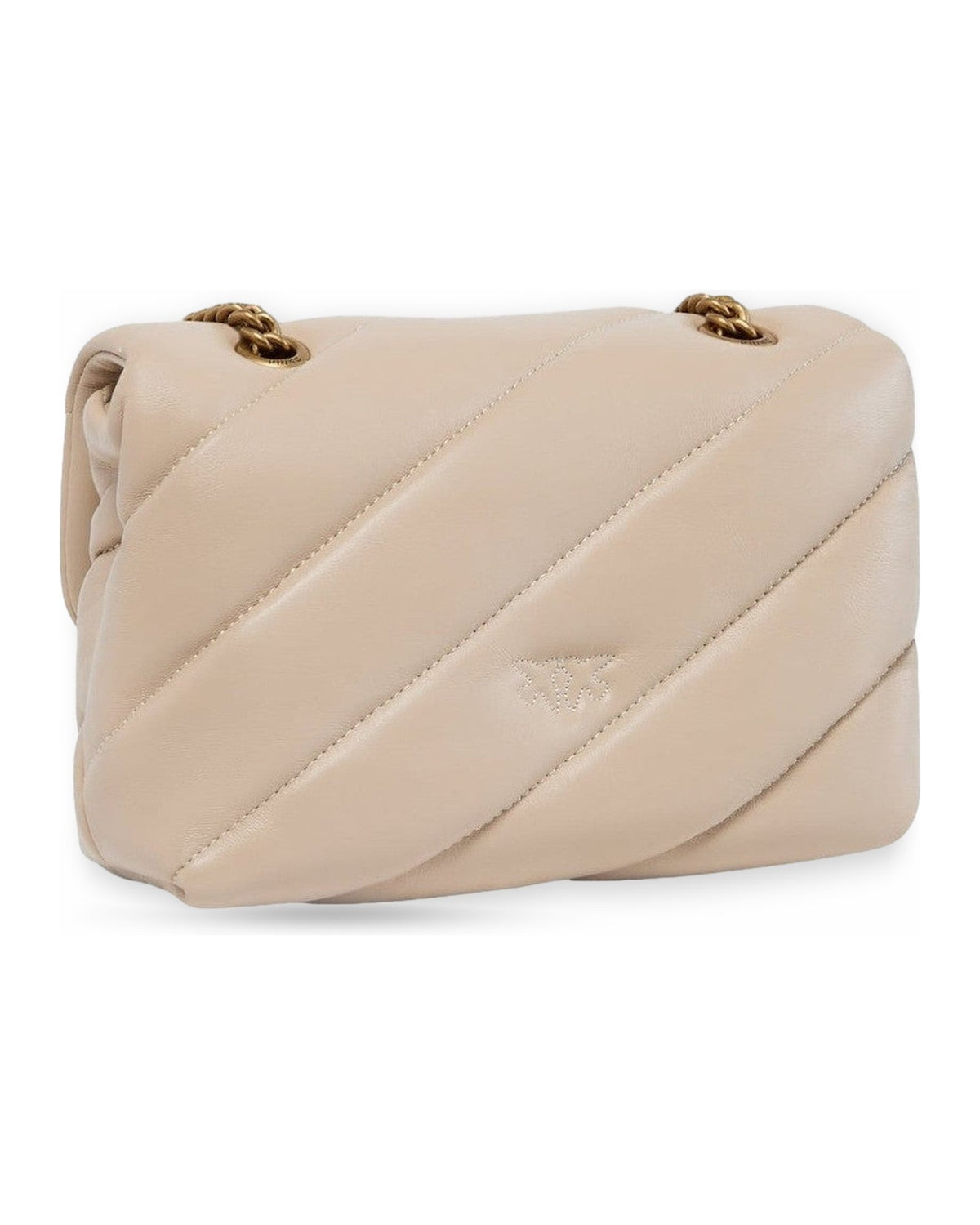 Borse a spalla Donna Pinko - Love Puff Mini Cl Sheep Nappa - Beige