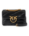 Borse a spalla Donna Pinko - Love Puff Mini Cl Sheep Nappa - Nero