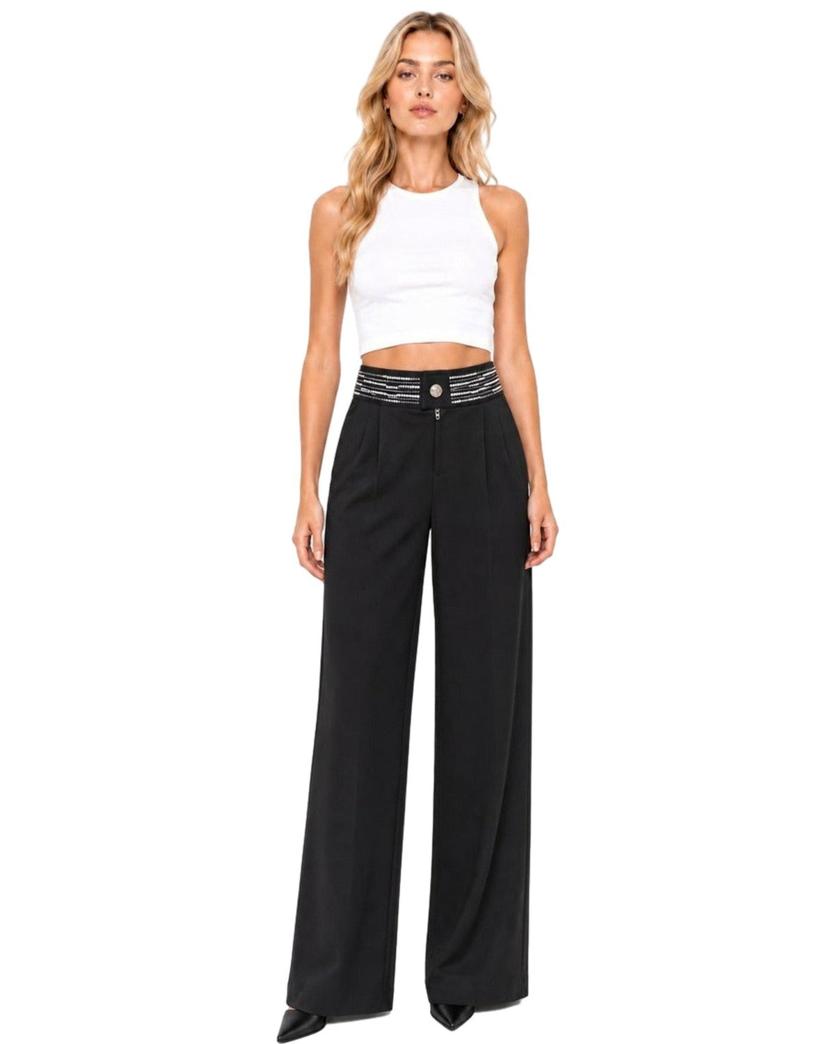 Pantaloni Donna Pinko - Mercedes Pantalone Tecnico Bis - Nero