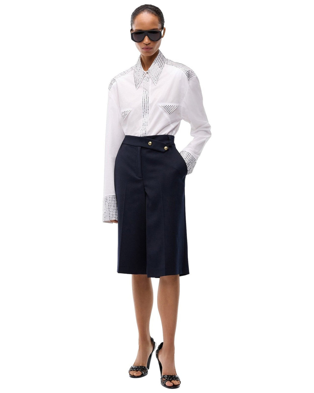 Bermuda Donna Pinko - Merlot Bermuda Diagonale Misto - Blu