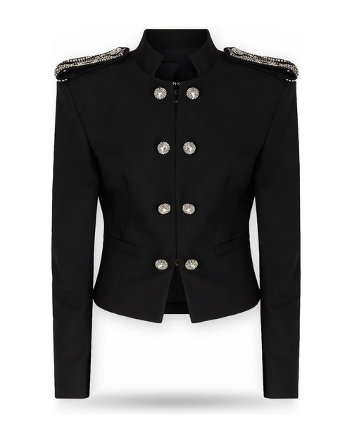 Giacche Donna Pinko - Mini Giacca Tecnico Bistretch - Nero