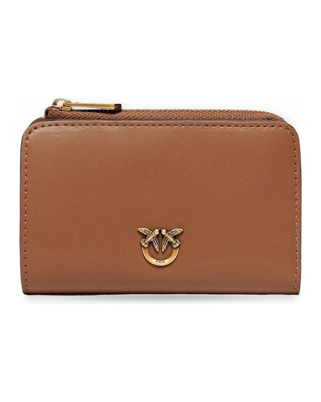 Portafogli Donna Pinko - Mini Wallet Vitello Seta - Marrone
