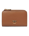 Portafogli Donna Pinko - Mini Wallet Vitello Seta - Marrone