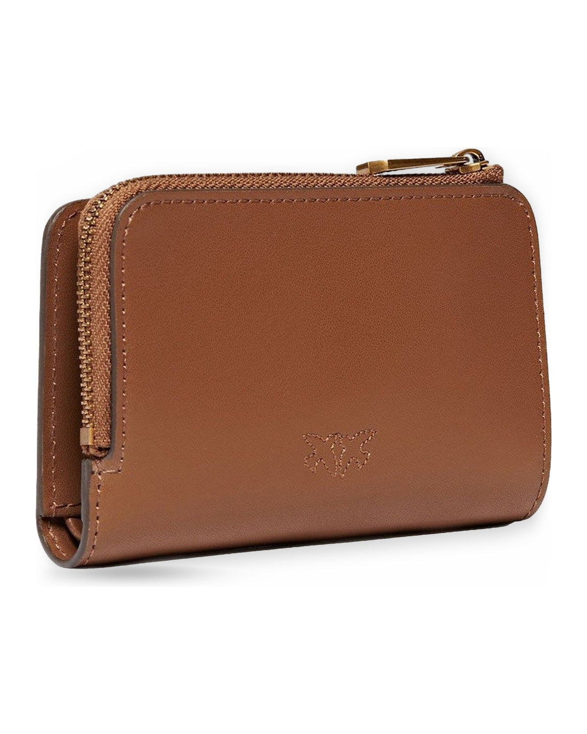 Portafogli Donna Pinko - Mini Wallet Vitello Seta - Marrone
