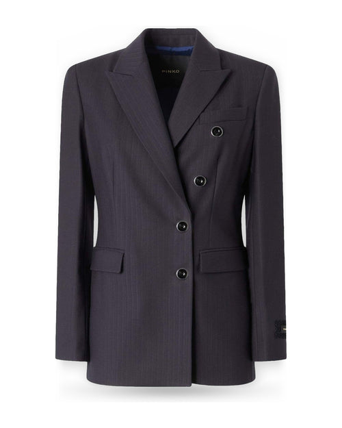 Giacche Donna Pinko - New Amalfi Giacca Lana Armatur - Blu