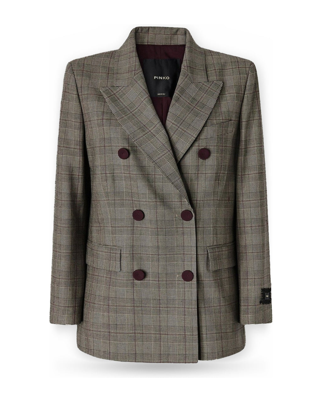 Giacche Donna Pinko - New Guinea Giacca Misto Lana T - Grigio/Marrone
