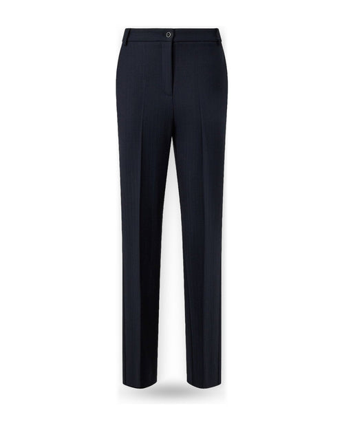 Pantaloni Donna Pinko - Pleione Pantalone Lana Armatur - Blu