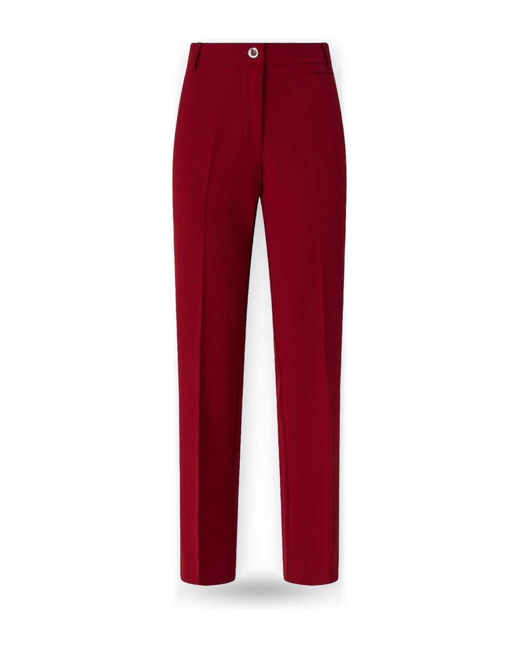 Pantaloni Donna Pinko - Protea Pantalone Crepe Poly Vi - Rosso
