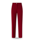 Pantaloni Donna Pinko - Protea Pantalone Crepe Poly Vi - Rosso