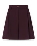Pantaloncini Donna Pinko - Shetana Short Fluido - Bordeaux