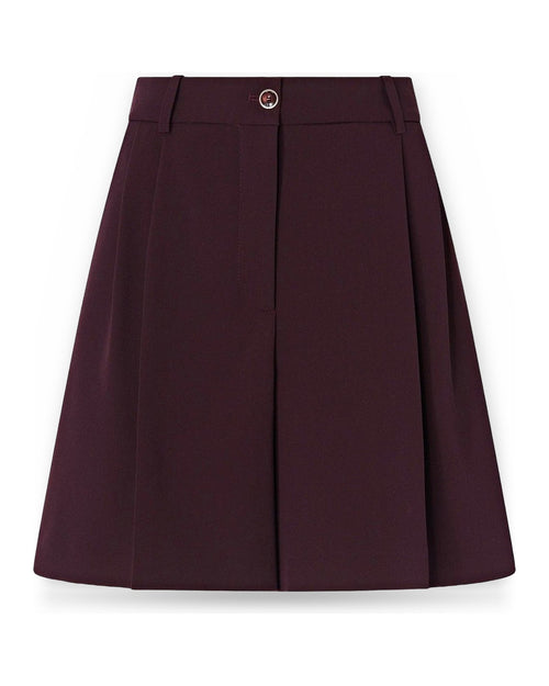 Pantaloncini Donna Pinko - Shetana Short Fluido - Bordeaux