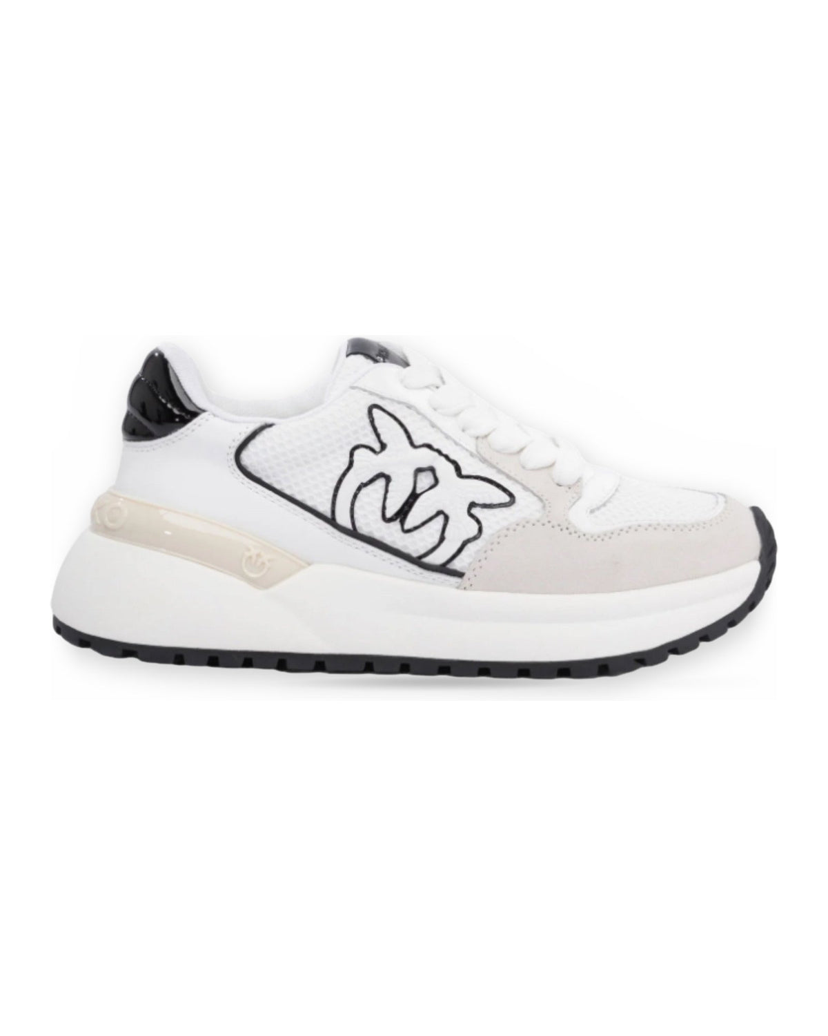 Sneaker Donna Pinko - Sneaker Cow Suede - Bianco