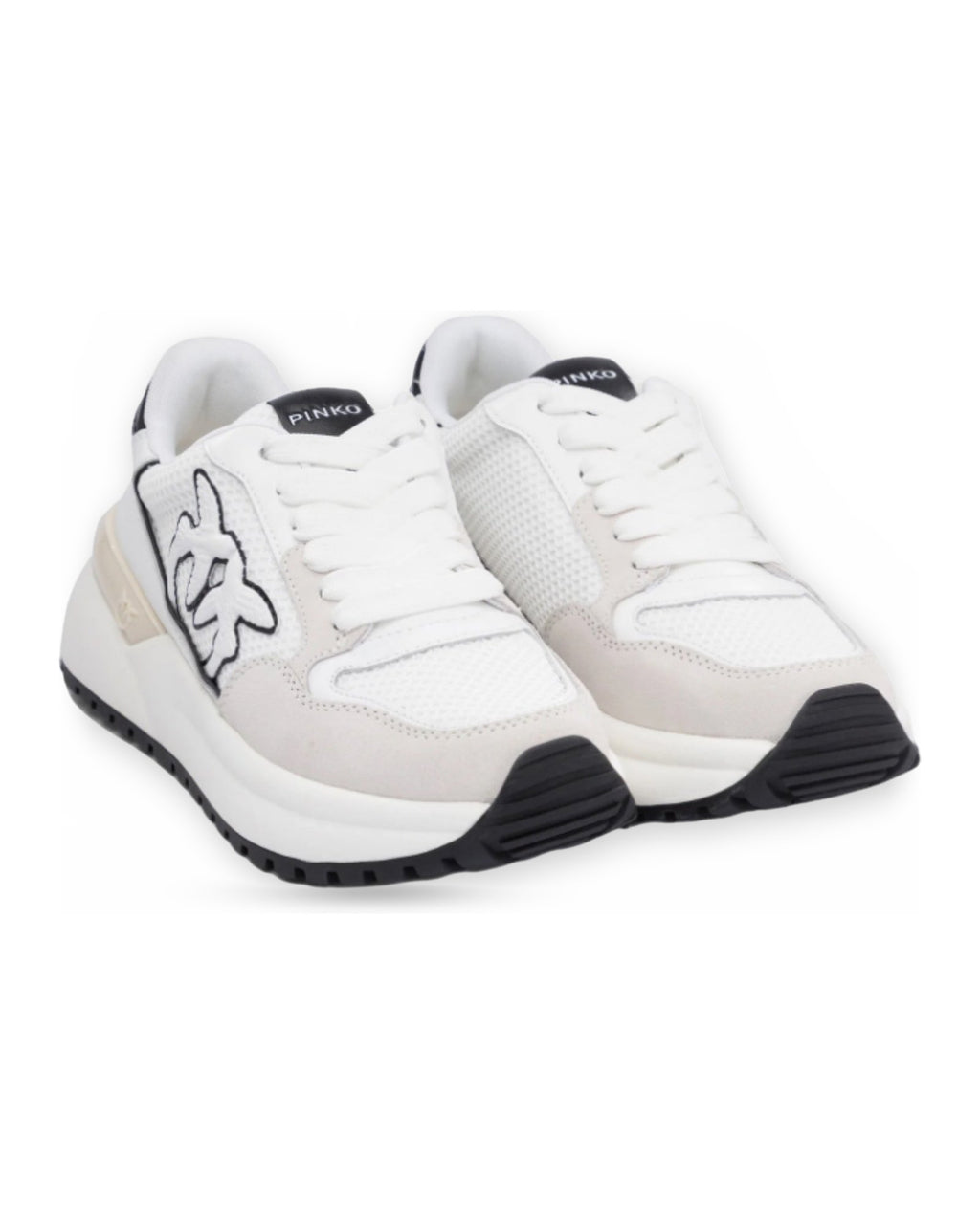 Sneaker Donna Pinko - Sneaker Cow Suede - Bianco