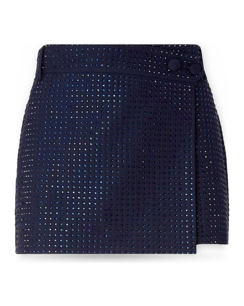 Gonne casual Donna Pinko - Soave Gonna Tinto Filo Full St - Blu