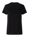 T-shirt Donna Pinko - Start T-Shirt Jersey Patch Eff - Nero