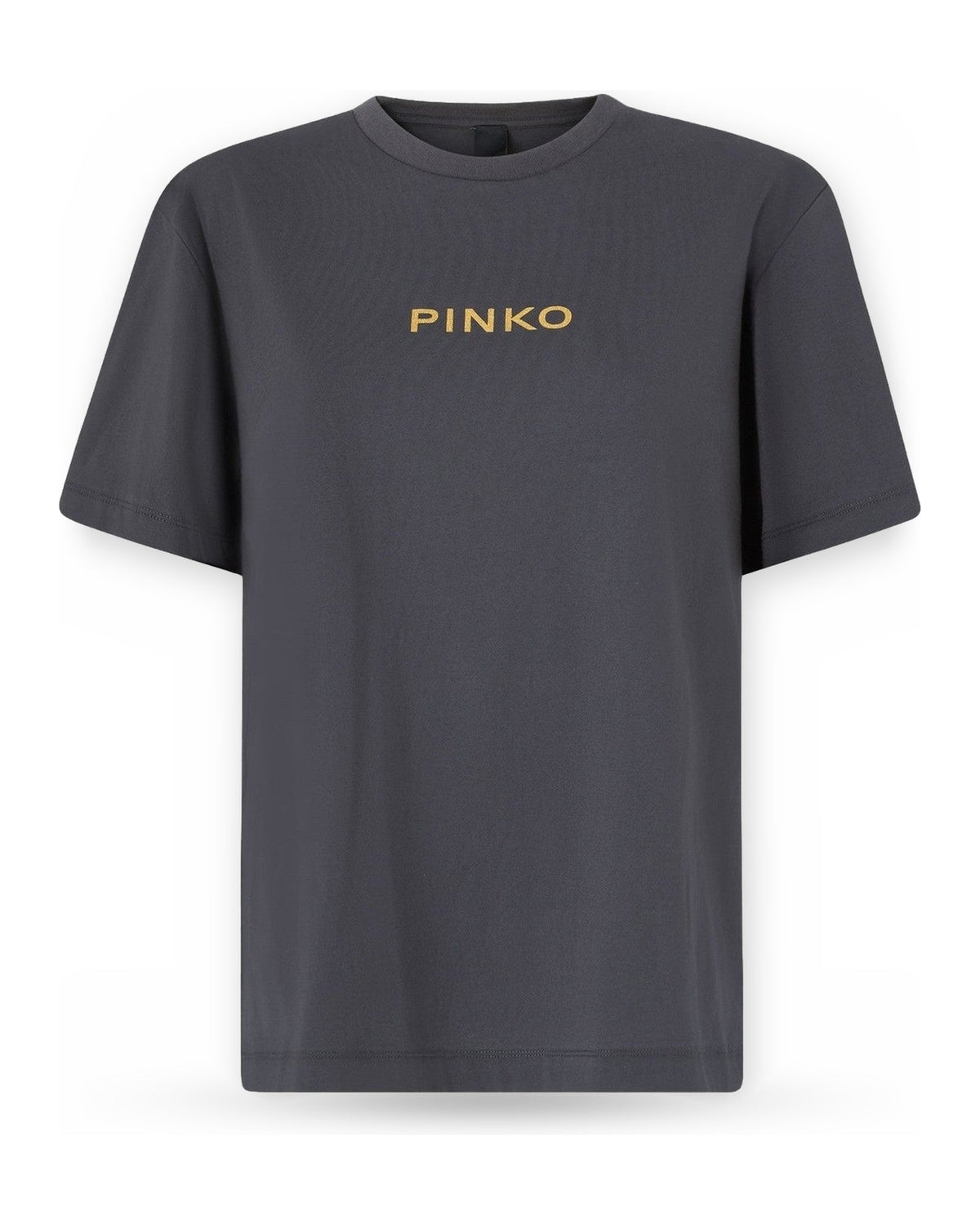T-shirt Donna Pinko - Strepitoso T-Shirt Jersey Logo - Grigio