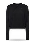 Cardigan Donna Pinko - Tallin Cardigan Fine Pure Meri - Nero