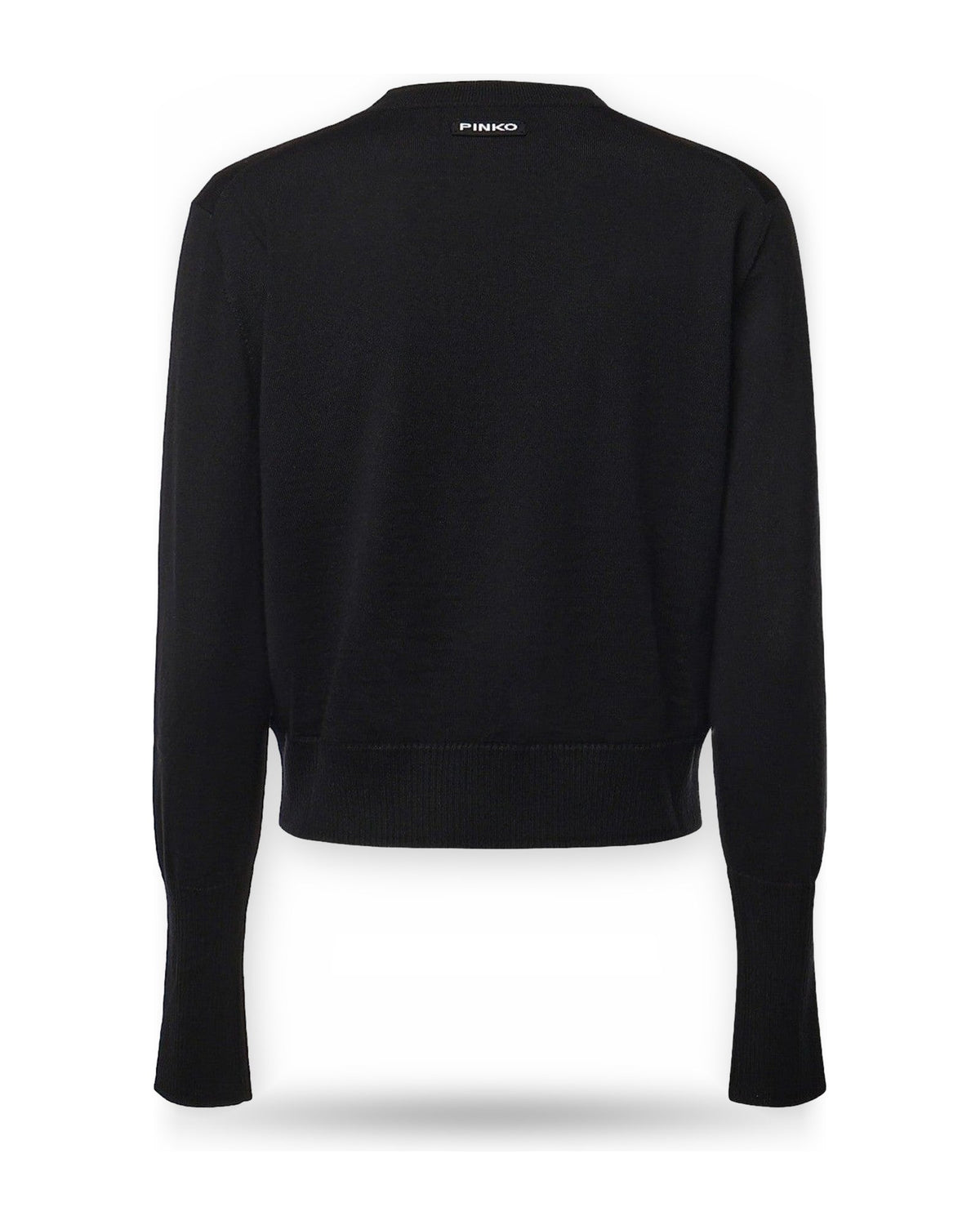 Cardigan Donna Pinko - Tallin Cardigan Fine Pure Meri - Nero
