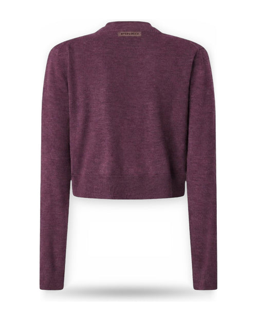 Cardigan Donna Pinko - Tallin Cardigan Fine Pure Meri - Viola