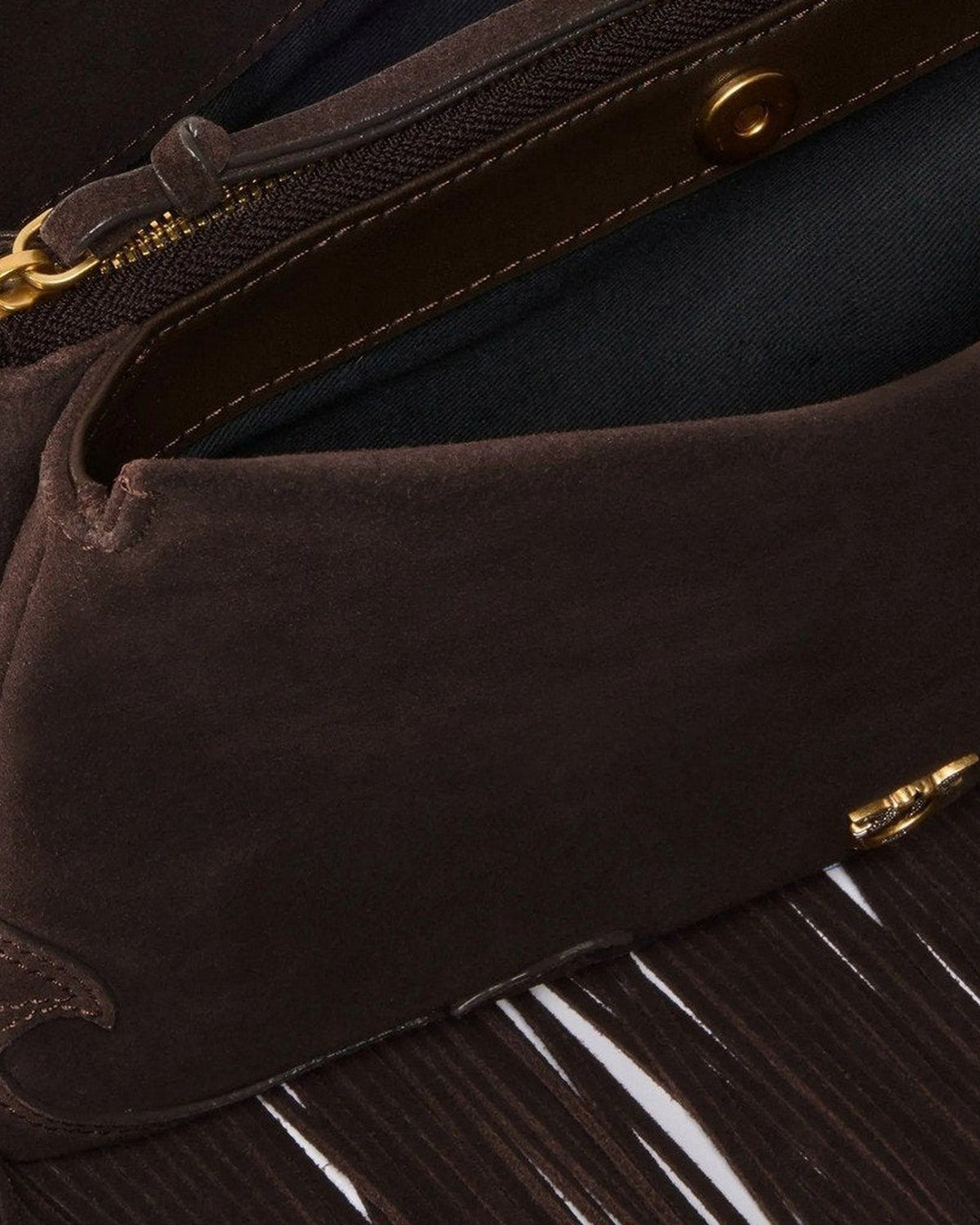 Borse a spalla Donna Pinko - Triplet Mini Fringes Suede - Marrone