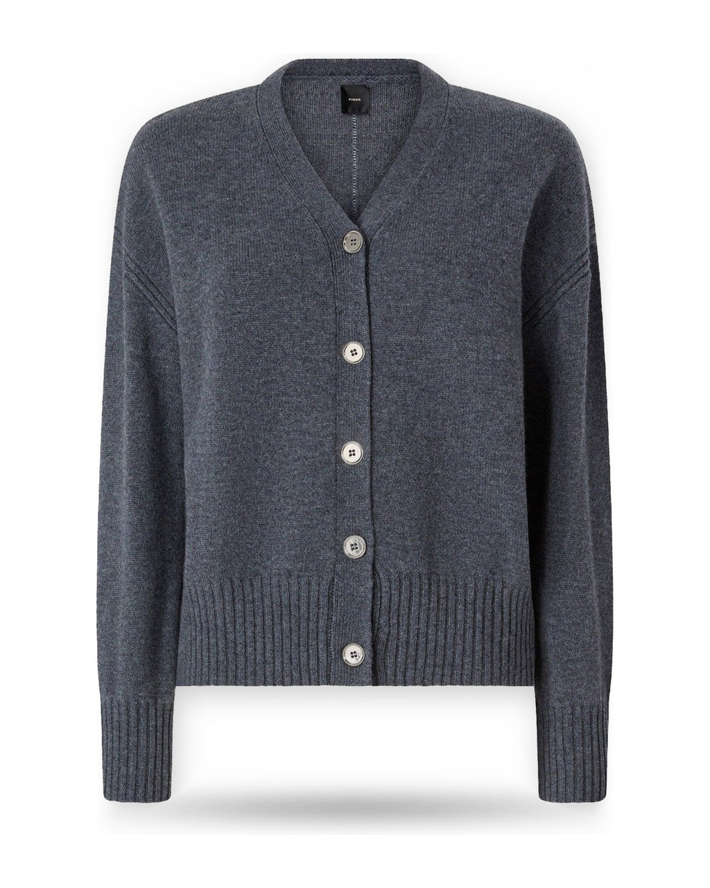 Cardigan Donna Pinko - Vienna Cardigan 90 Lana 10 Cas - Grigio