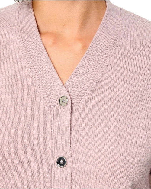 Cardigan Donna Pinko - Vienna Cardigan 90 Lana 10 Cas - Viola Ghiaccio
