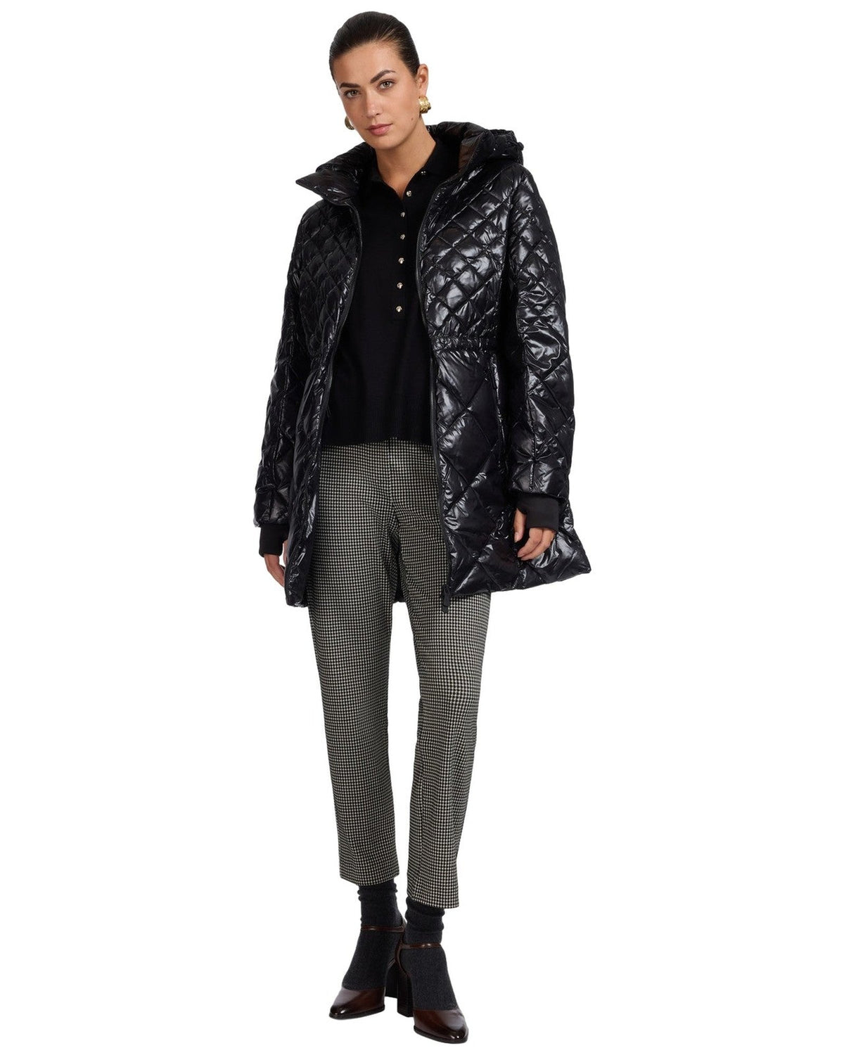 Giubbotti Donna Elena Mirò - Piumotto F805P0 - Nero