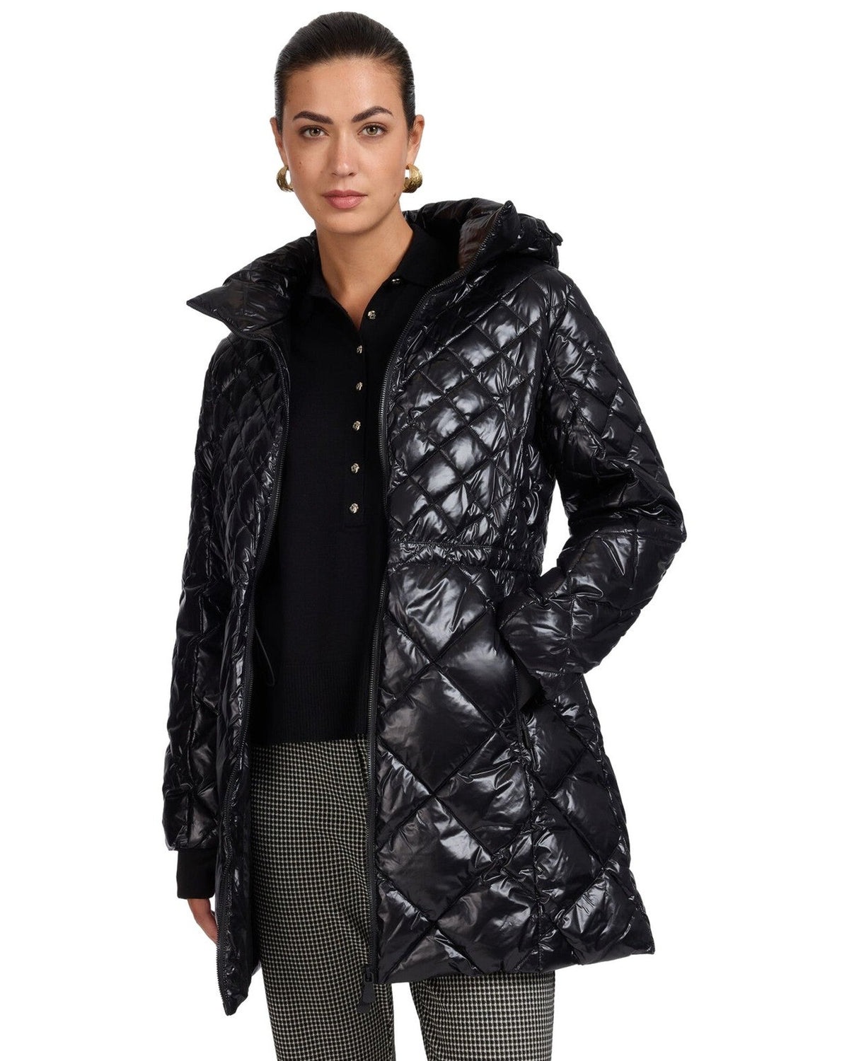 Giubbotti Donna Elena Mirò - Piumotto F805P0 - Nero