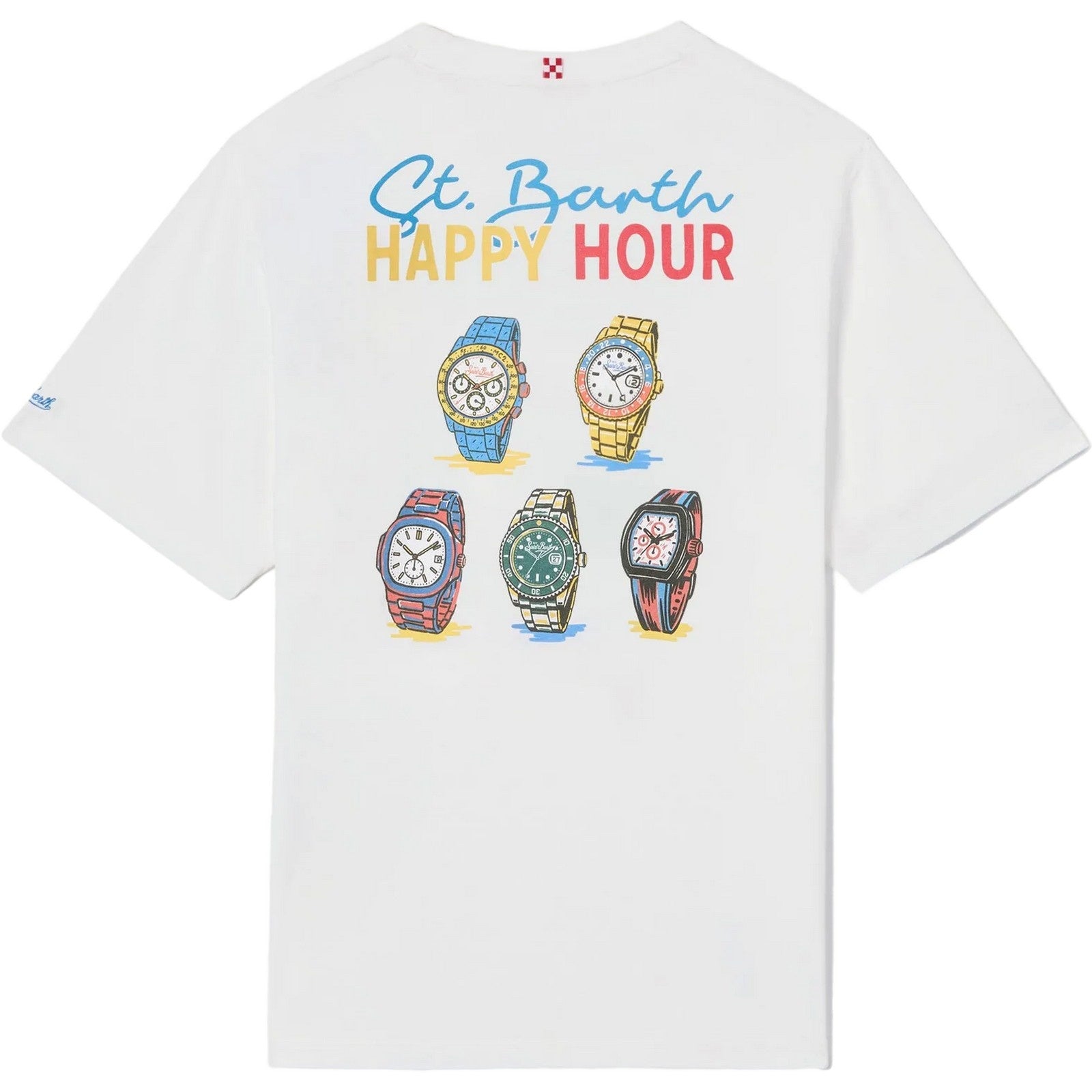 T-shirt Uomo Mc2 Saint Barth - Man Oversize T-Shirt - Bianco di Mc2 Saint Barth su Gianni Foti