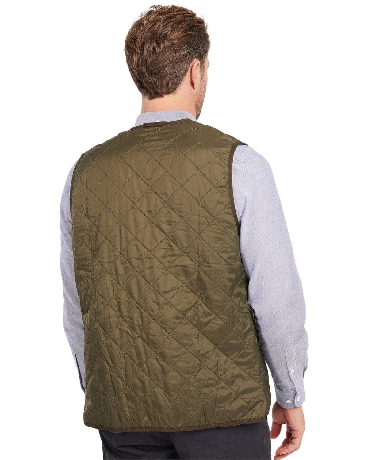 Gilet Uomo Barbour - Polarquilt Waistcoat Zip Liner - Verde