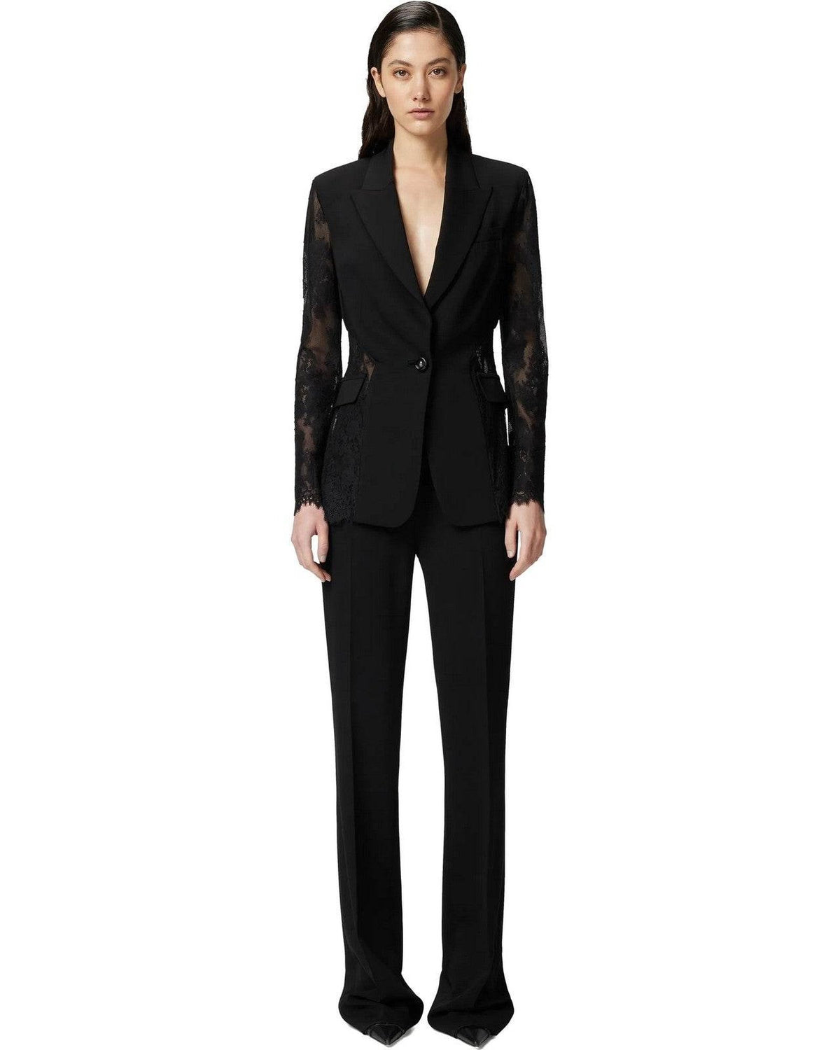 Pantaloni Donna Pinko - Pollo Pantalone Cady Tecnico - Nero