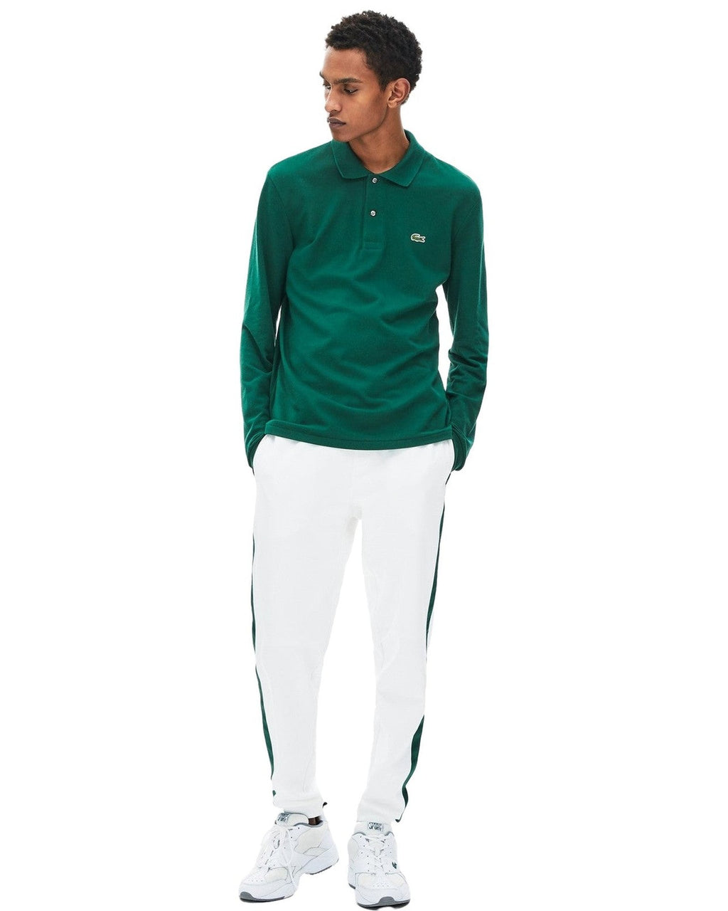 Polo Uomo Lacoste - Polo Basic Manica Lunga - Verde