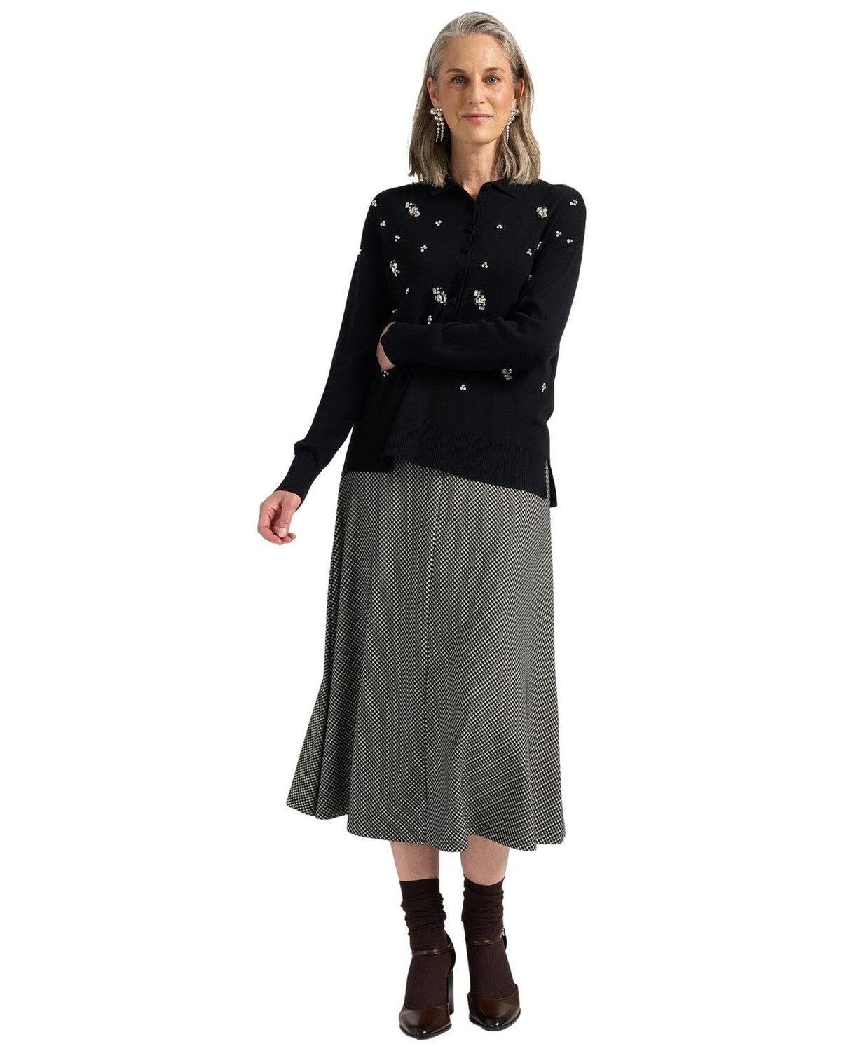 Polo Donna Elena Mirò - Polo M010Z0 - Nero
