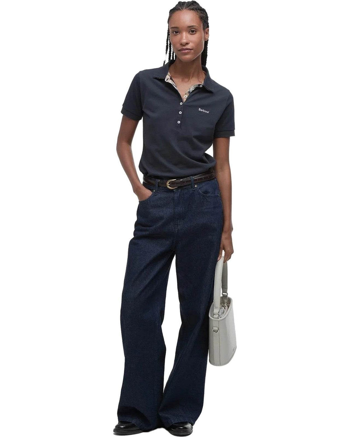 Polo Donna Barbour - Portsdown Top - Blu