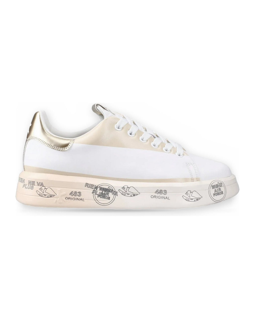 Sneaker Donna Premiata - Belle VAR7452 - Bianco