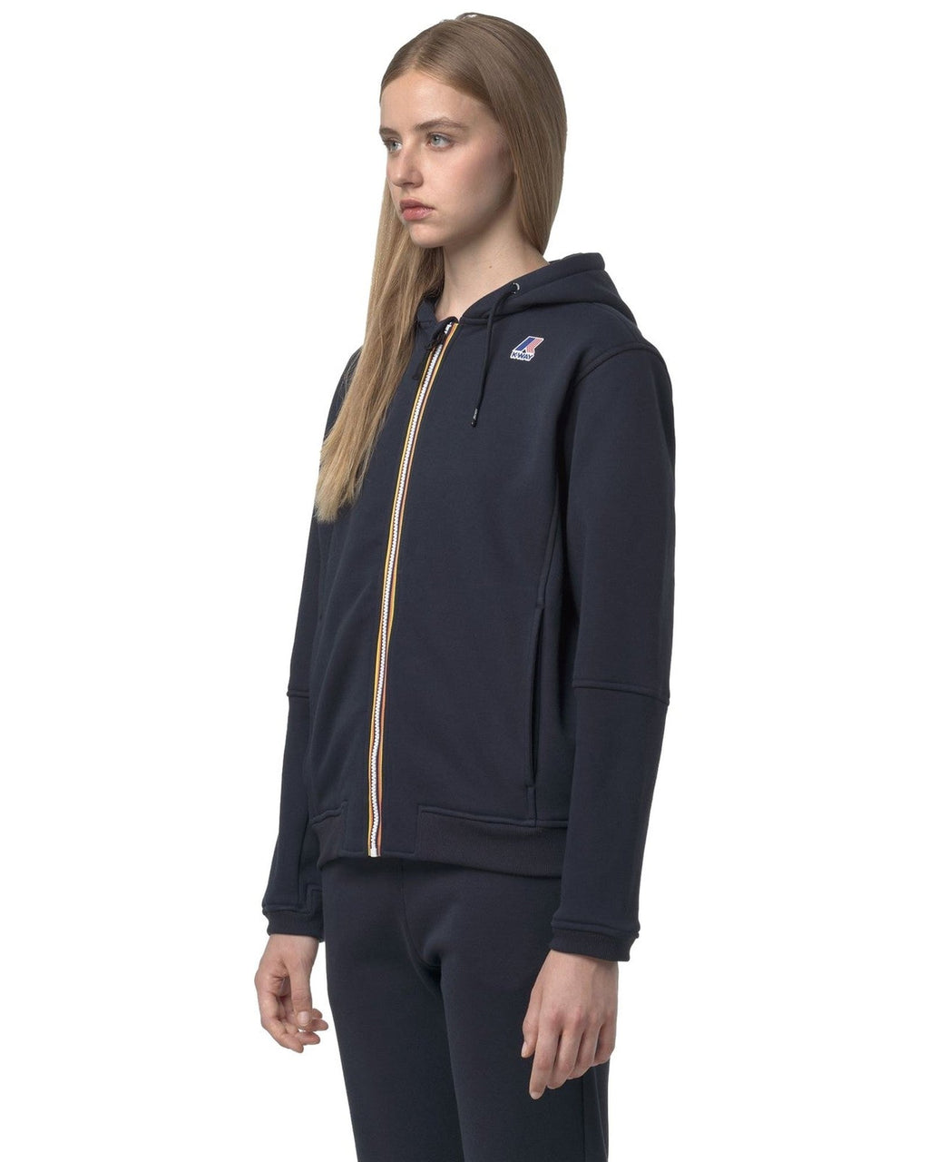 Felpe con cappuccio Uomo K-Way - Prosper Brushed Pc - Blu