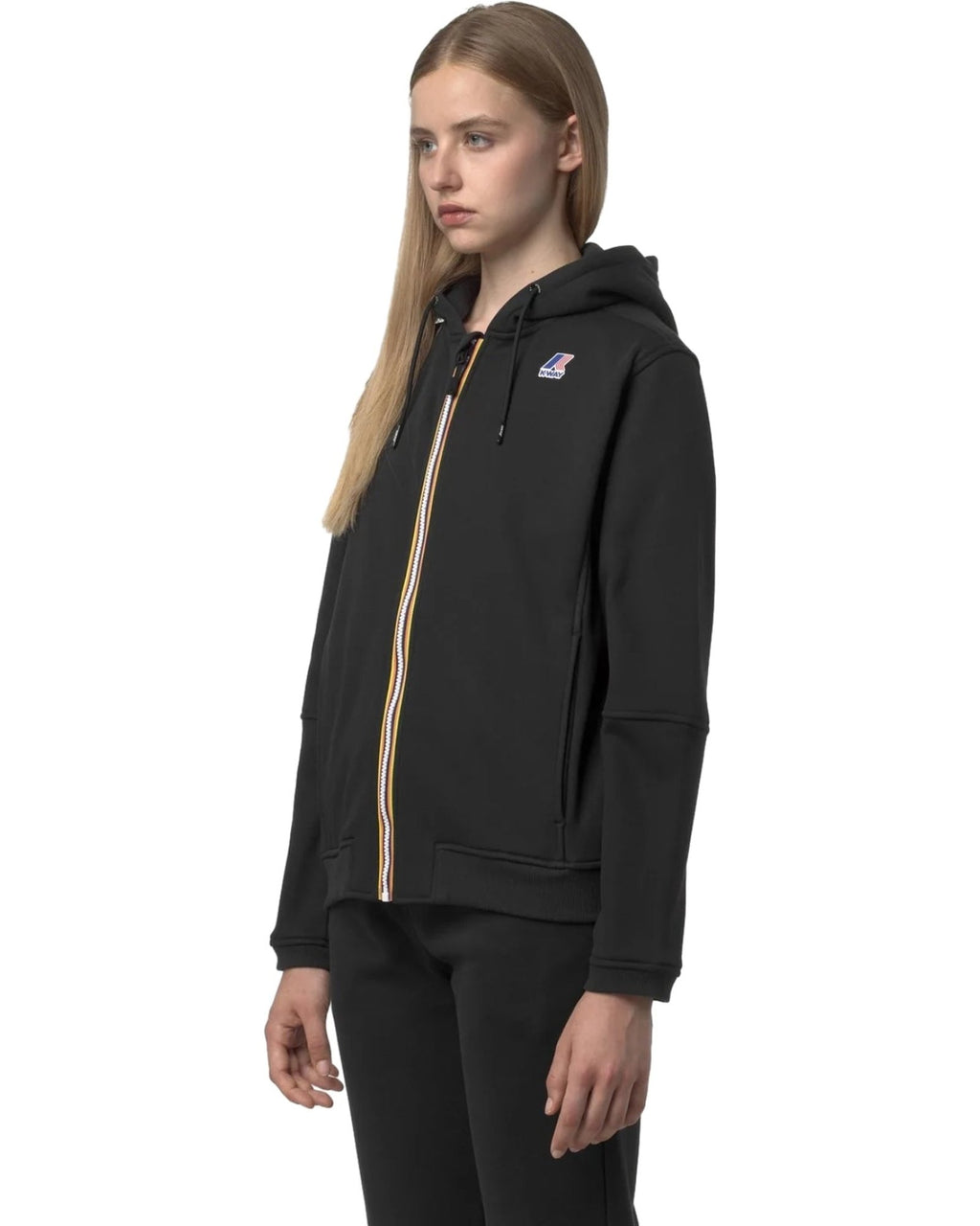 Felpe con cappuccio Uomo K-Way - Prosper Brushed Pc - Nero