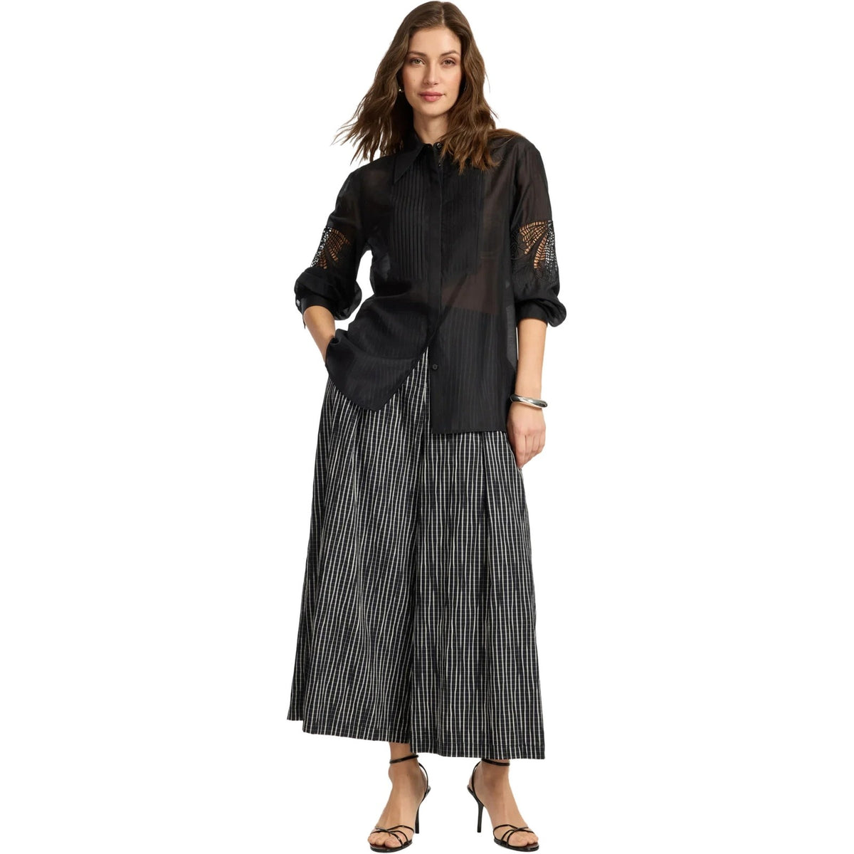 Bluse e camicie Donna Elena Miro' - Camicia - Nero-Gianni Foti