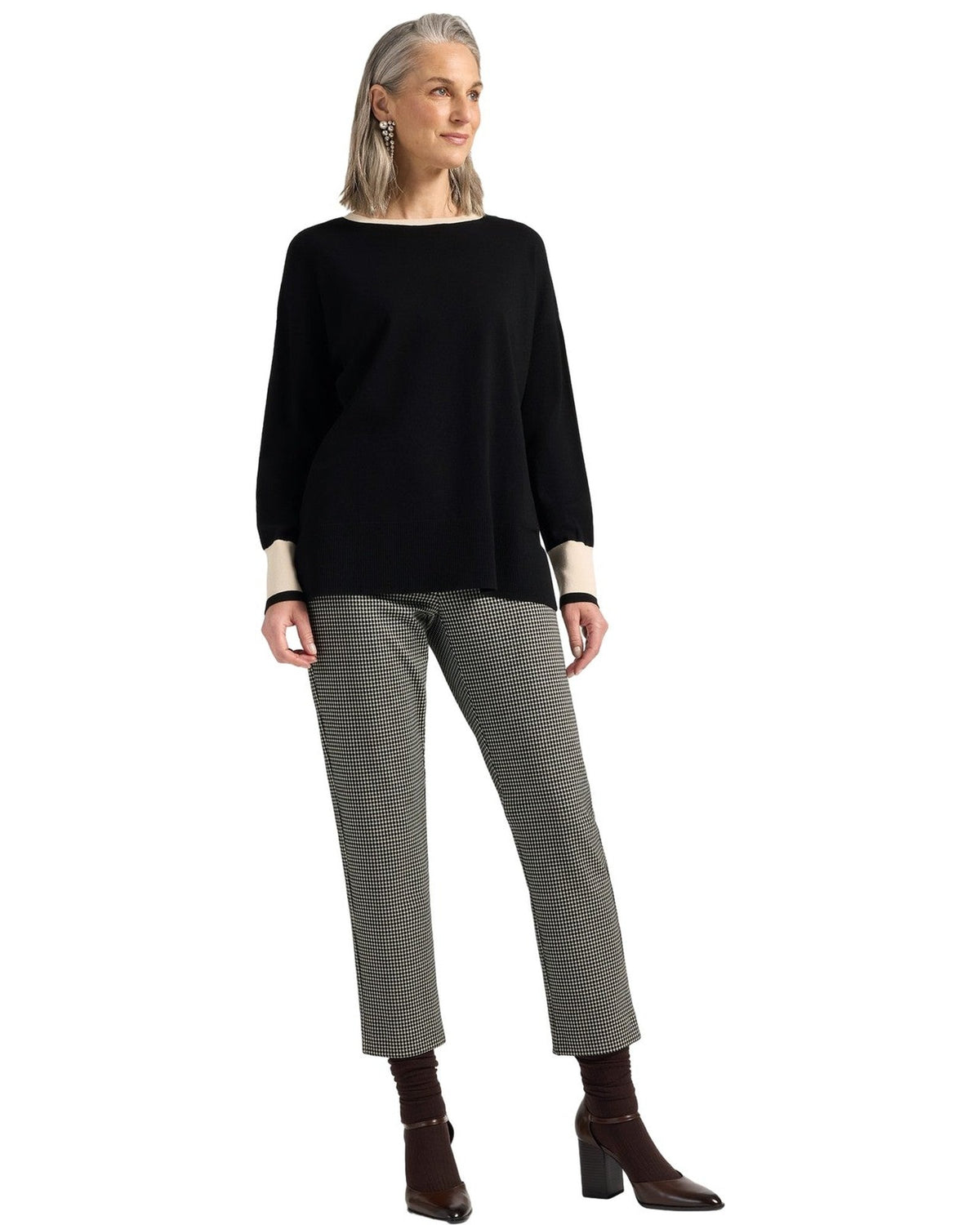 Maglioni Donna Elena Mirò - Pullover M035Z0 - Nero