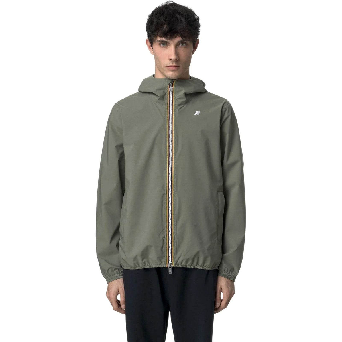 Giubbotti Uomo K-Way - Jack Eco Stretch Dot - Verde-Gianni Foti