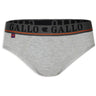 Slip Uomo Gallo - U Slip Basico Co/Pl Grigio Mel.+Elx - Grigio