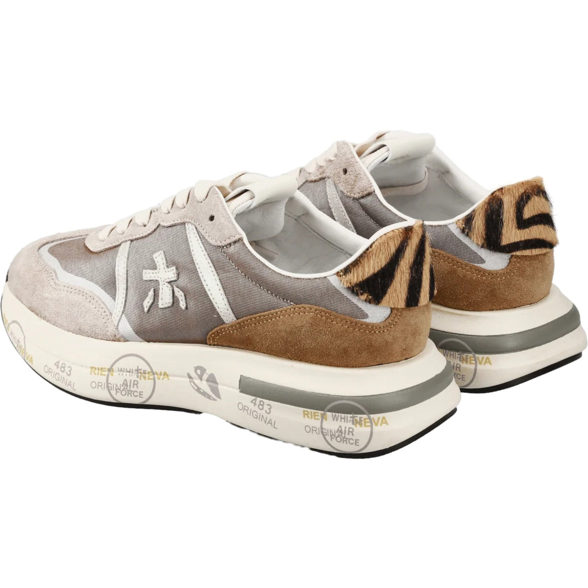Sneaker Donna Premiata - Cassie - Beige-Gianni Foti