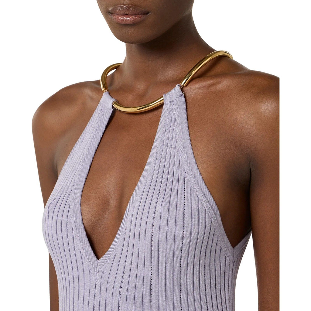 Vestiti casual Donna Elisabetta Franchi - Abito di maglia - Lilla