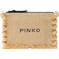 Borse a spalla Donna Pinko - Flat Handle Rafia - Beige-Gianni Foti