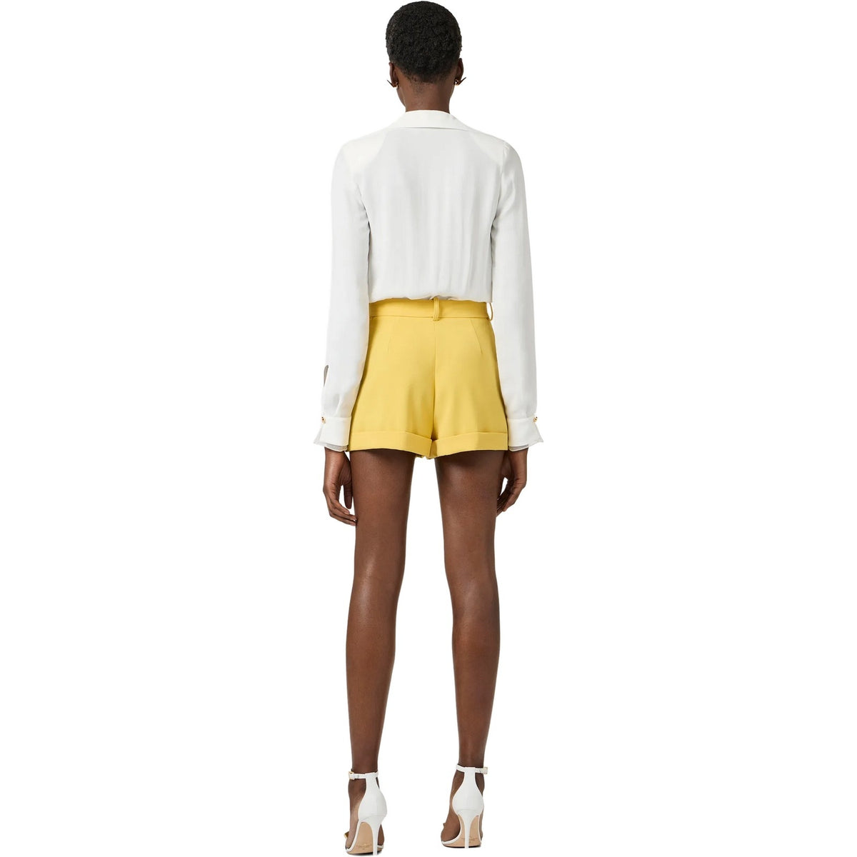 Camicie Donna Elisabetta Franchi - Camicia a body - Avorio