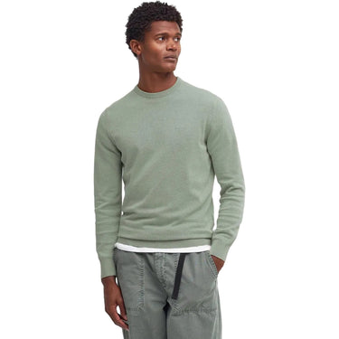 Maglioni Uomo Barbour - Pima Cotton Crew - Verde-Gianni Foti