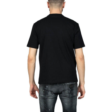 T-shirt Uomo My Brand - Kiss and ride black tee - Nero-Gianni Foti